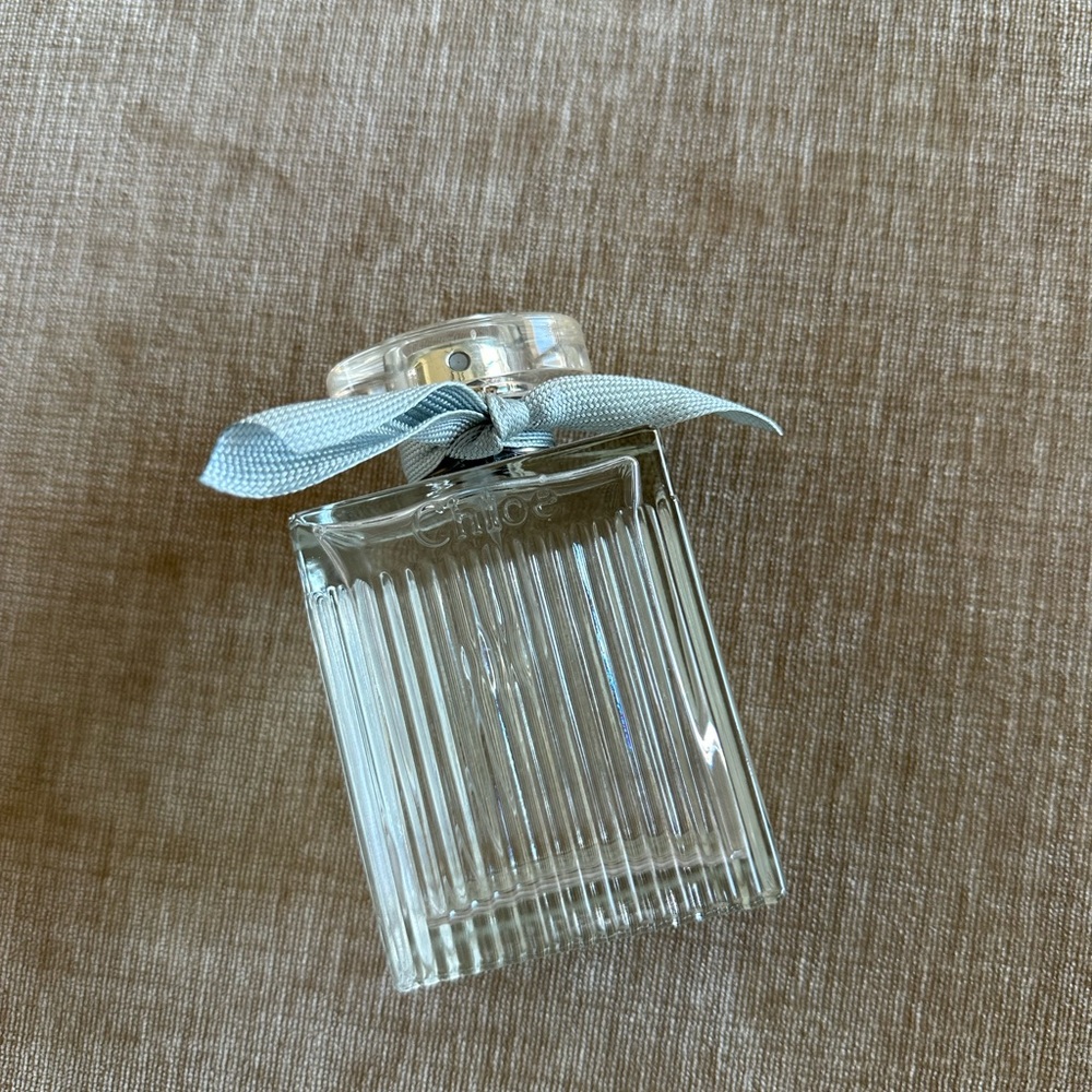 Chloe Perfume Bottle with Gray Ribbon